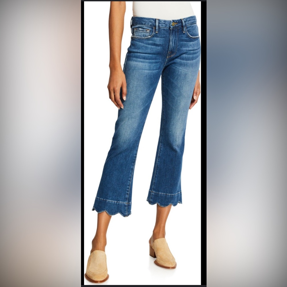Frame Denim Women's Boot Cut Jeans - Blue